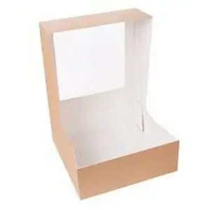 AR000361þBoite à gateau KRAFT 26x26x5cm - x200 pièces REF 187996