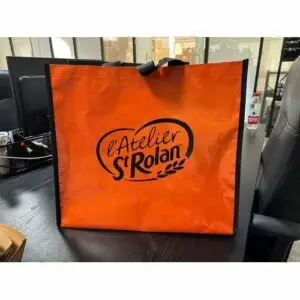 AR000428þSac Shopping Tissé Atelier Saint Rolan x 100 pièces Ref 197757